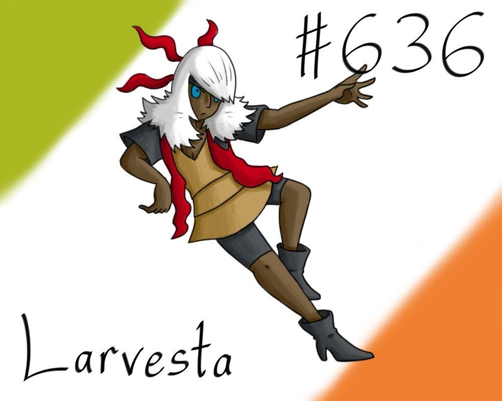 Pokemon Gijinka Project 636 Larvesta by JinchuurikiHunter