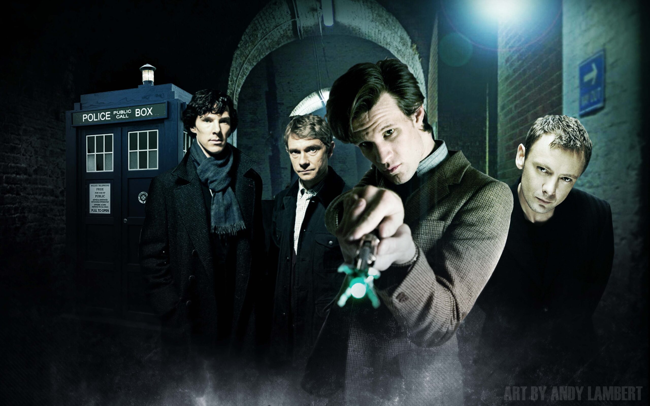 TARDIS, Matt Smith, BBC, Sherlock Holmes, Eleventh Doctor, The