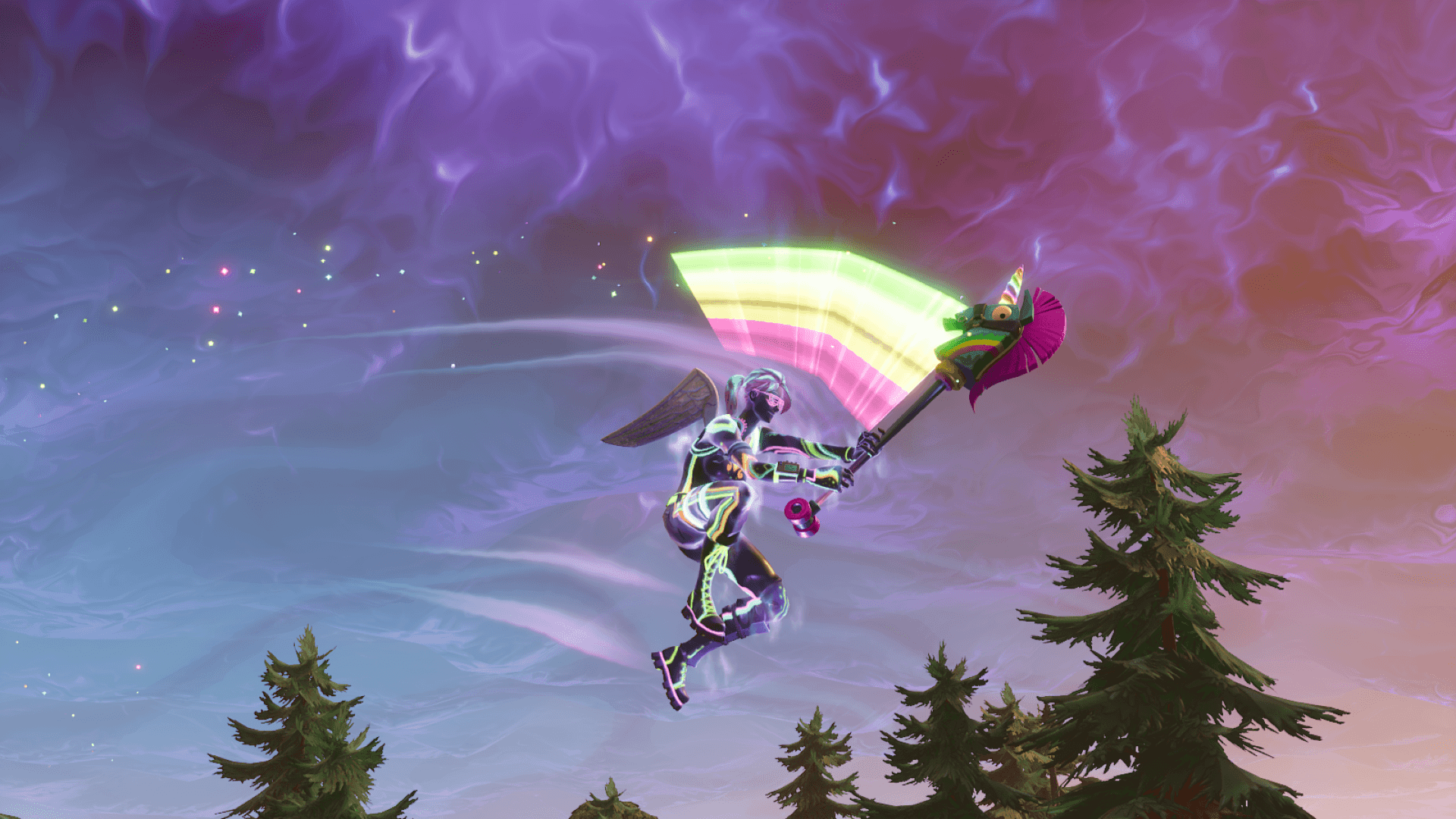 Nice Screenshot of Nitelite & Rainbow Smash : FortNiteBR