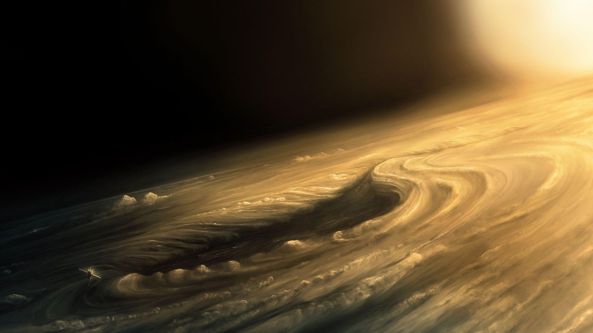 Jupiter Surface Painting Wallpapers Wide or HD