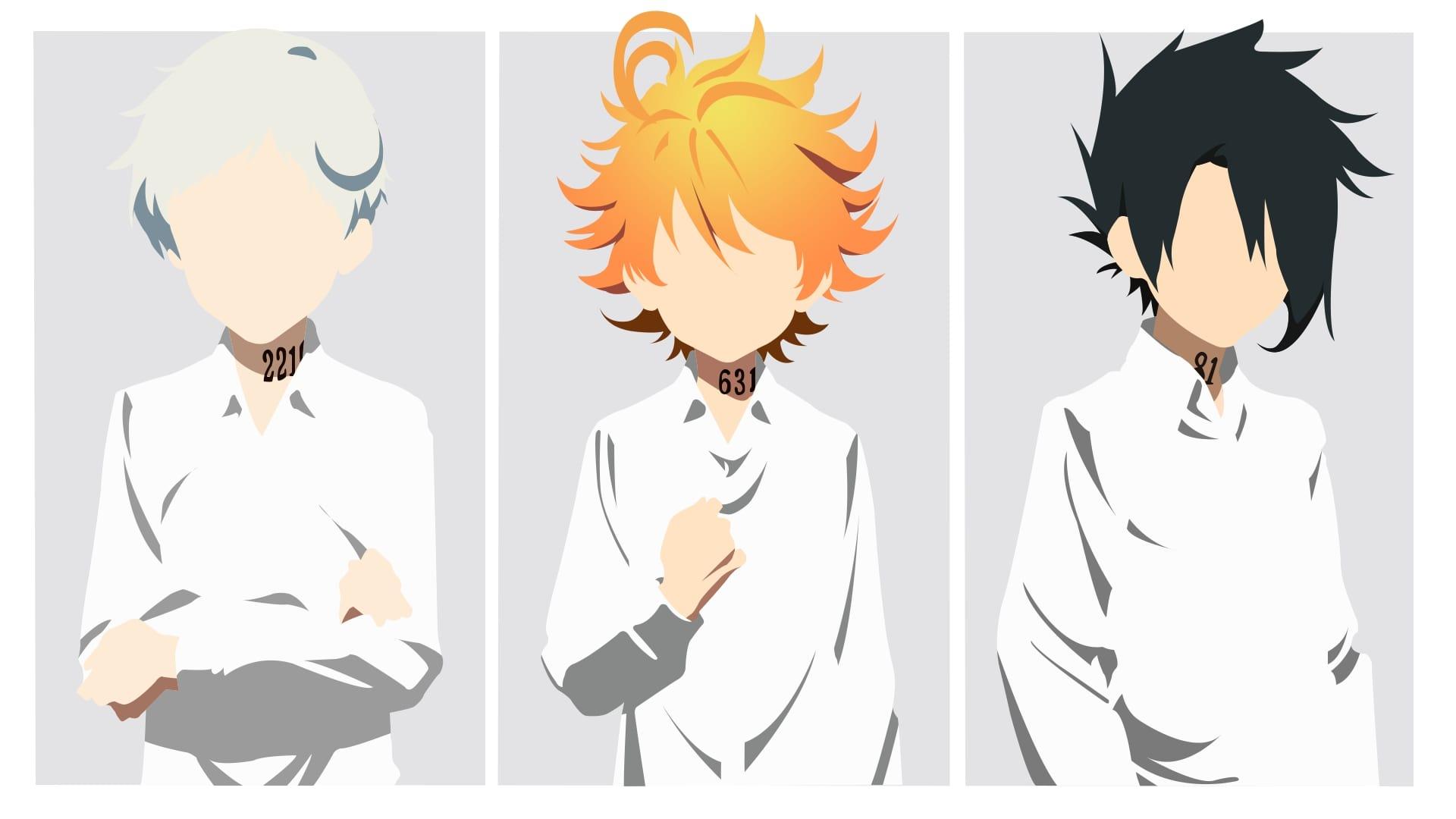 Wallpapers of Emma, Norman, Ray, The Promised Neverland