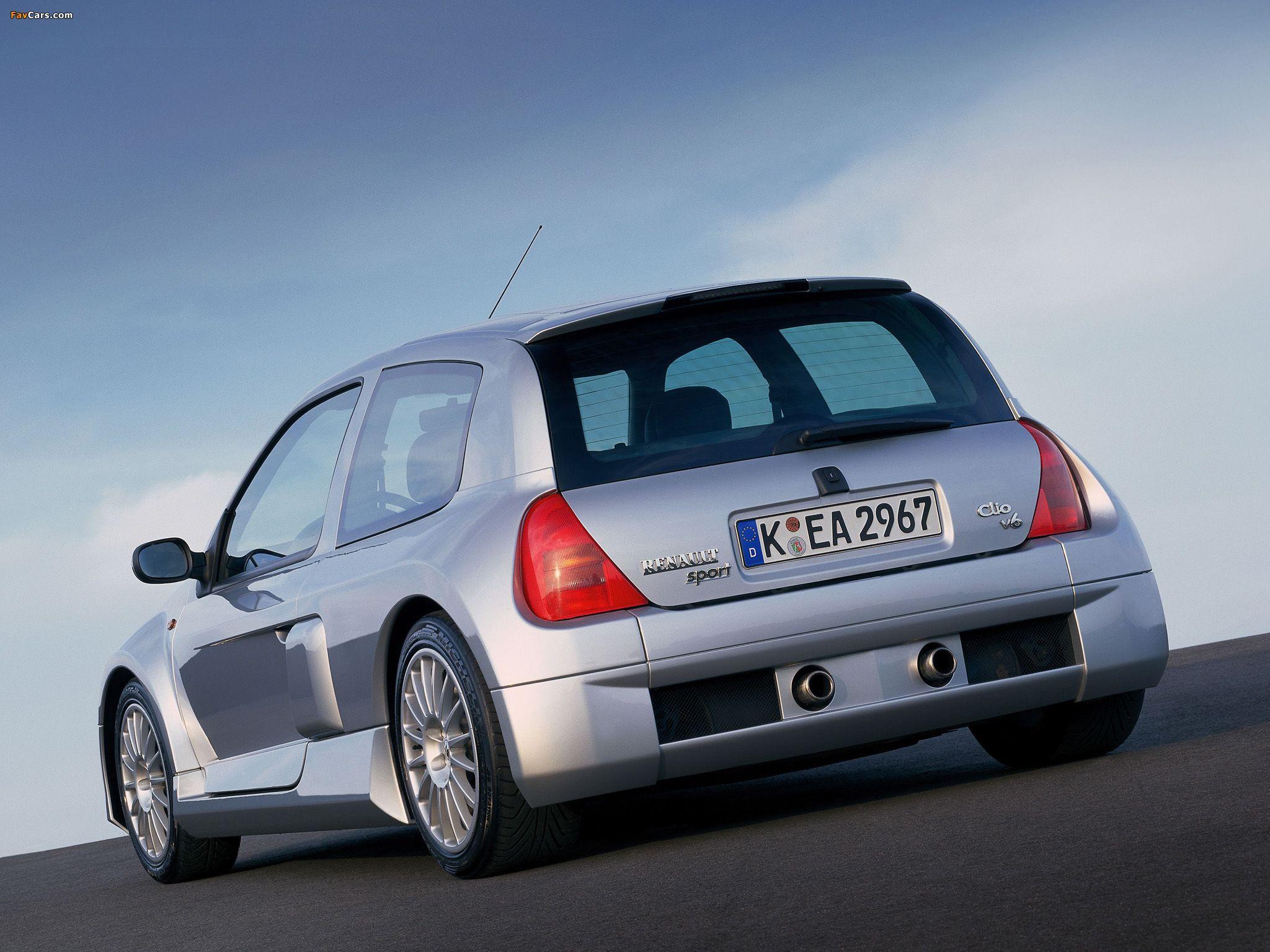 Clio V6 Sport 1999–2001 wallpapers