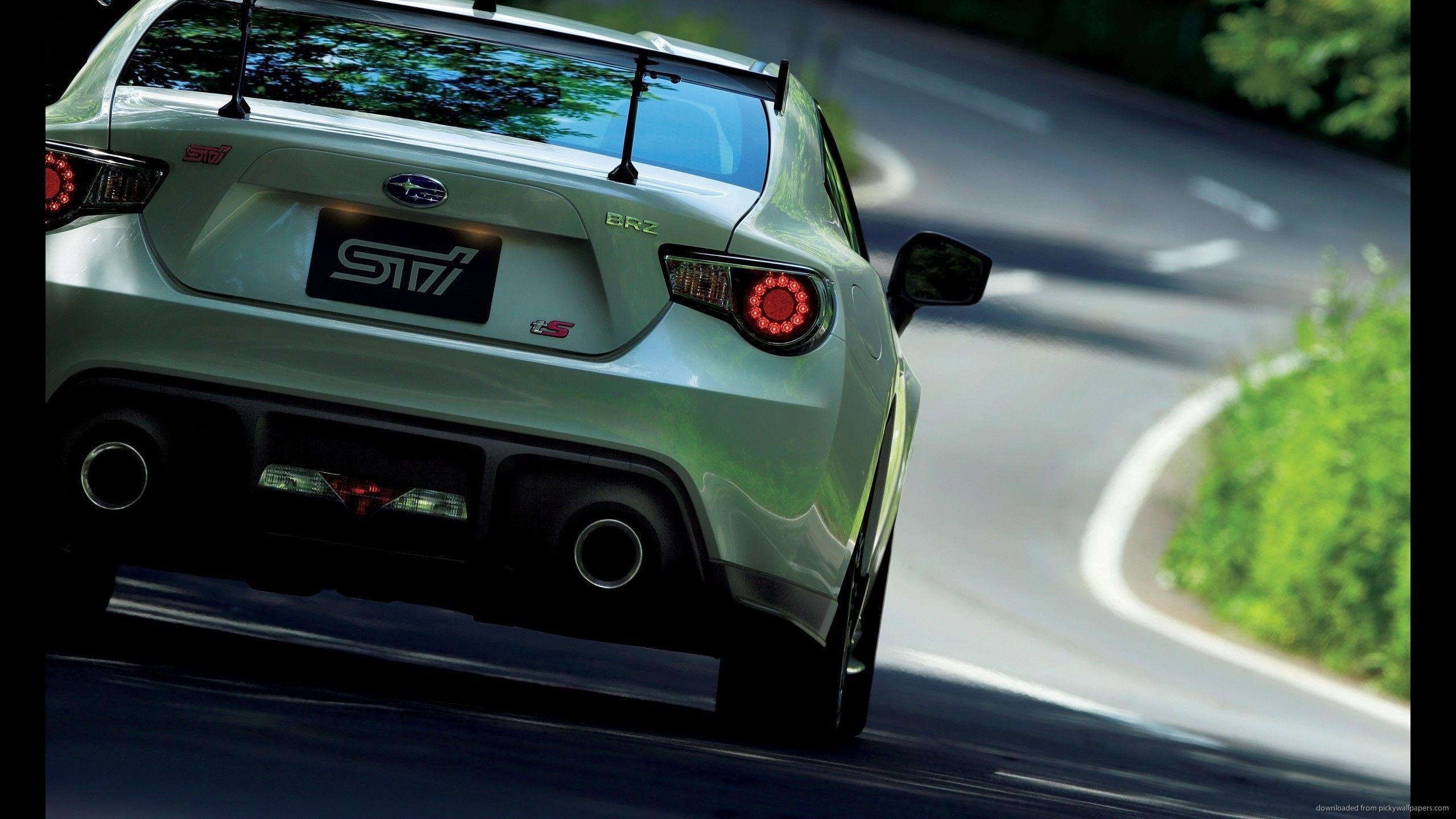 Download Subaru BRZ STI TS Back Wallpapers