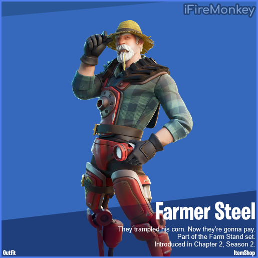 Farmer Steel Fortnite wallpapers