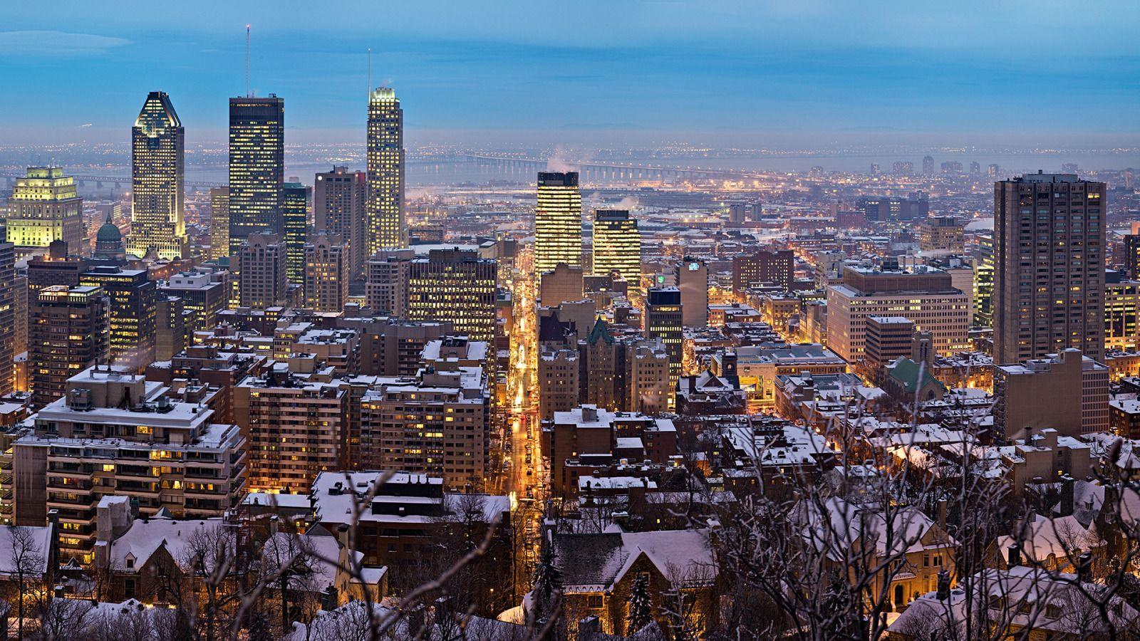 Montreal Panorama, Quebec widescreen wallpapers