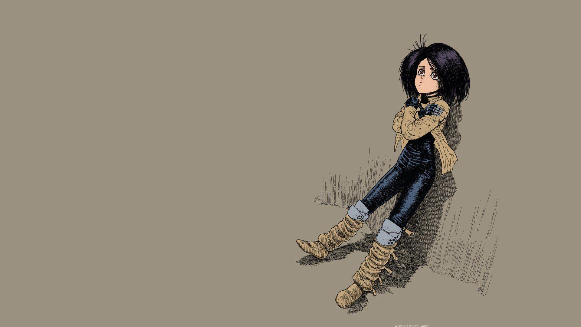 Alita, Cyborg, Battle Angel Alita, GUNNM, Gally, Short hair, Manga