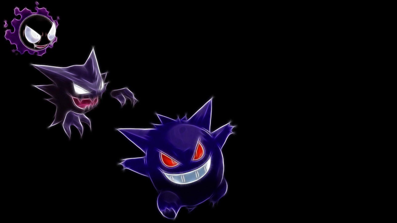 gengar pokemon wallpapers and backgrounds