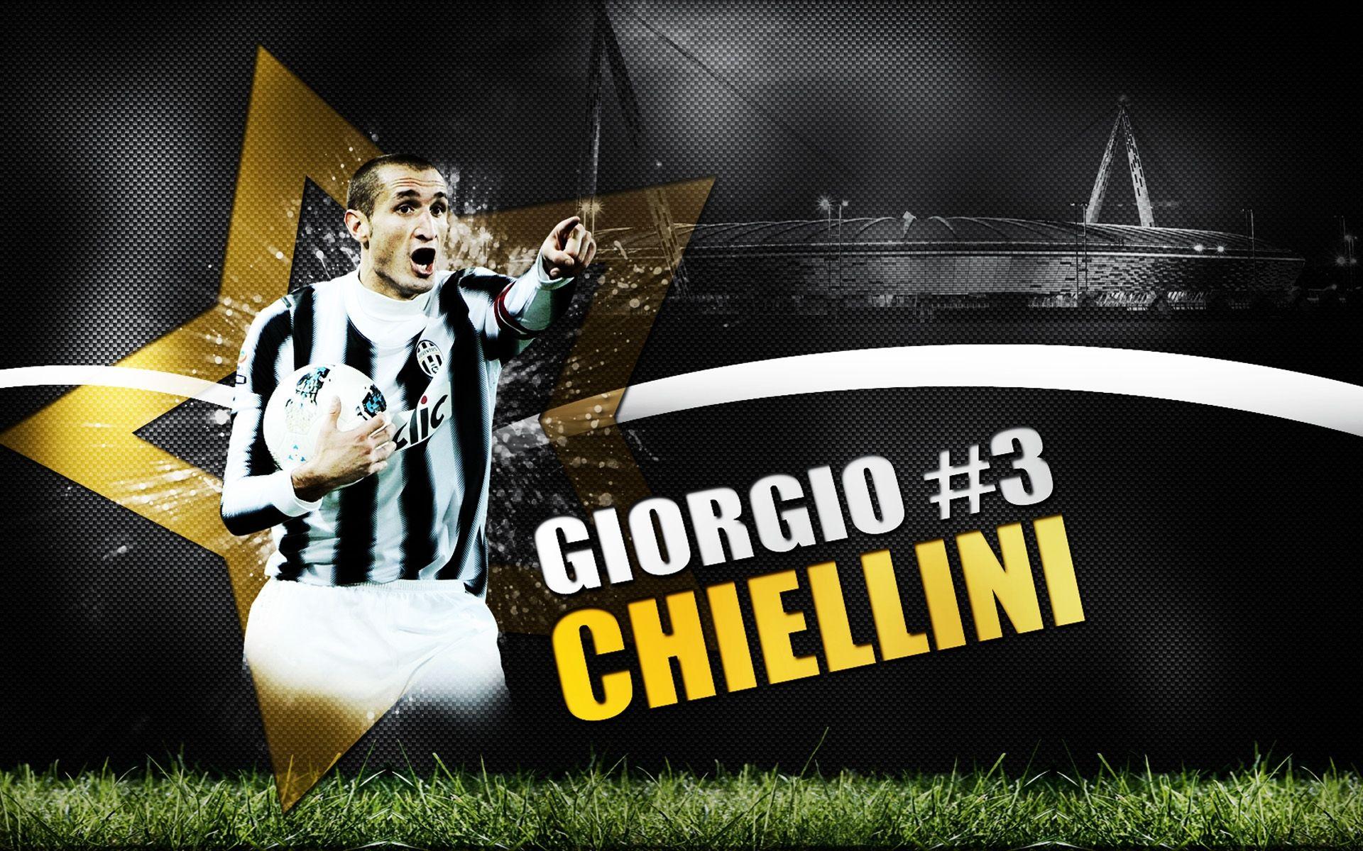 The football player of Juventus Giorgio Chiellini with a ball 050283