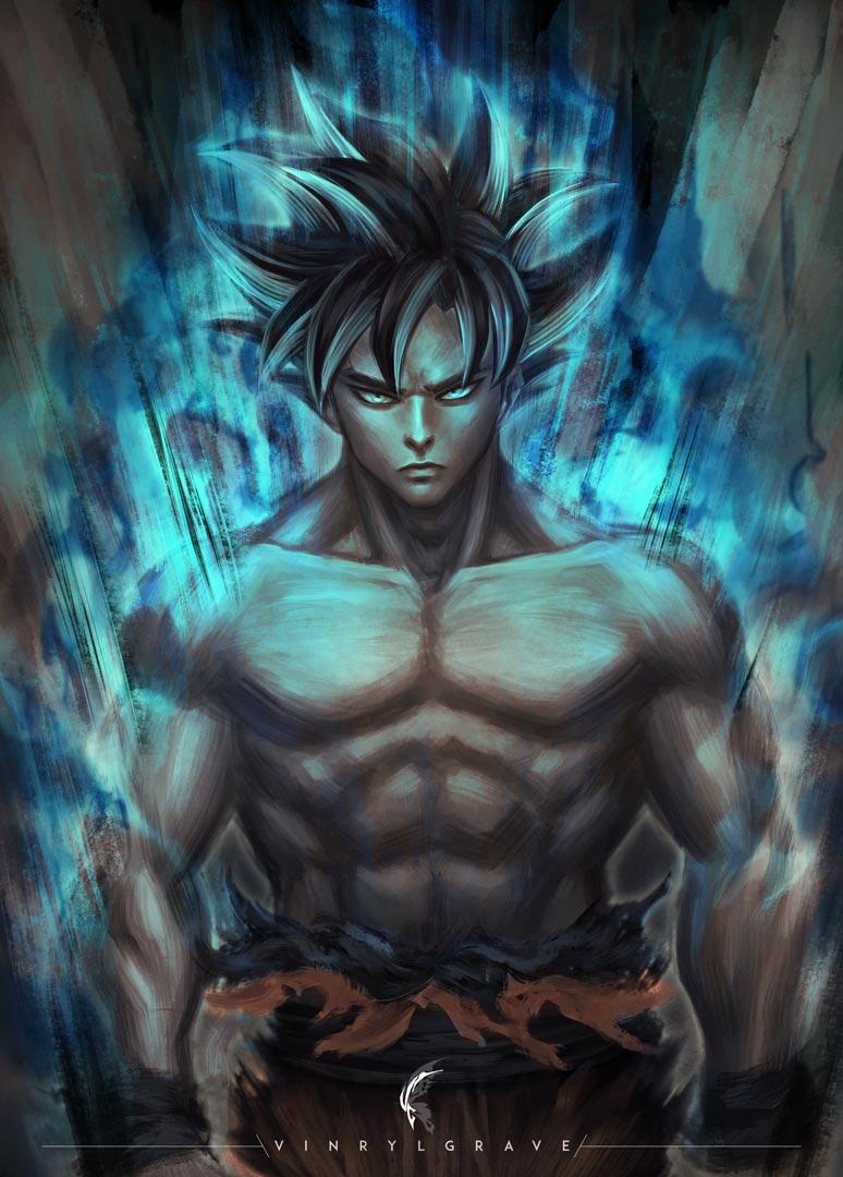 OC]GOKU ULTRA INSTINCT. Feel free to use as wallpapers : dbz