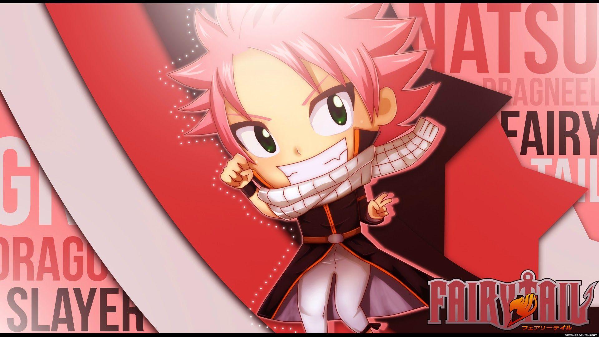 Natsu Dragneel Chibi a040 HD Wallpapers