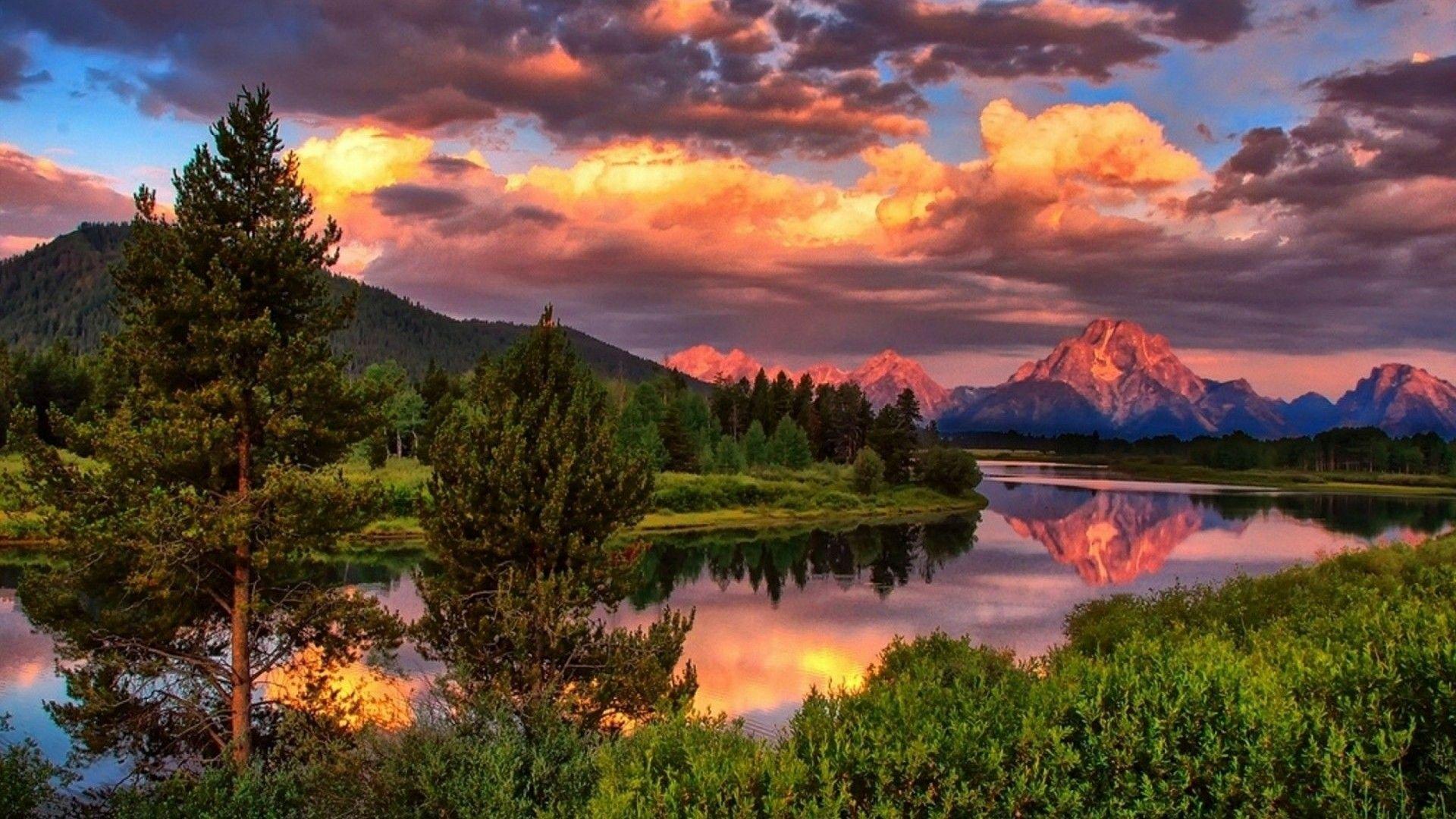 Grand Teton National Park, Mount Moran Wallpapers