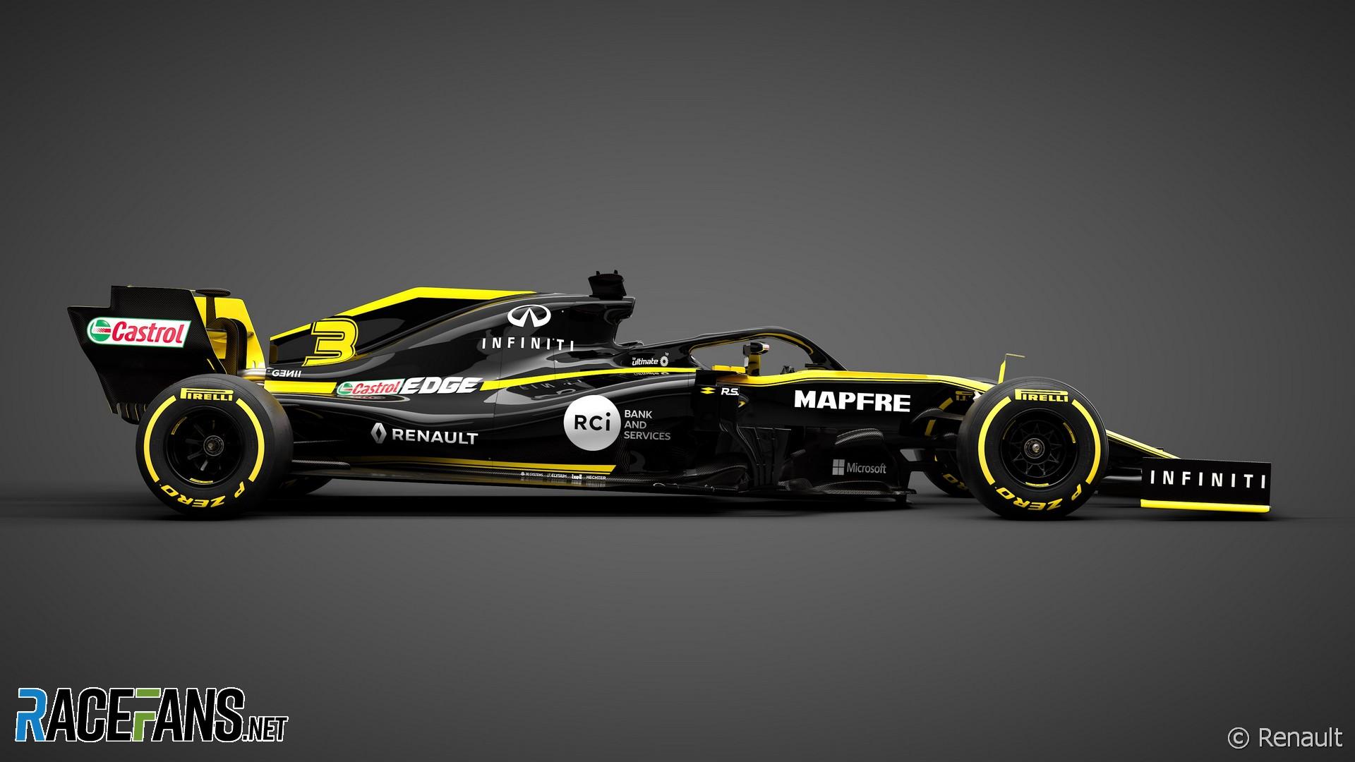 Renault RS19 rendering, 2019 · RaceFans