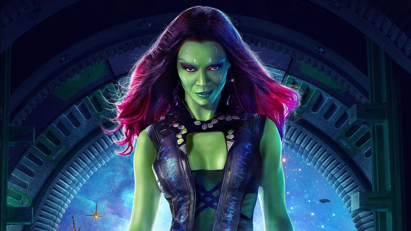 Zoe Saldana as Gamora Wallpapers