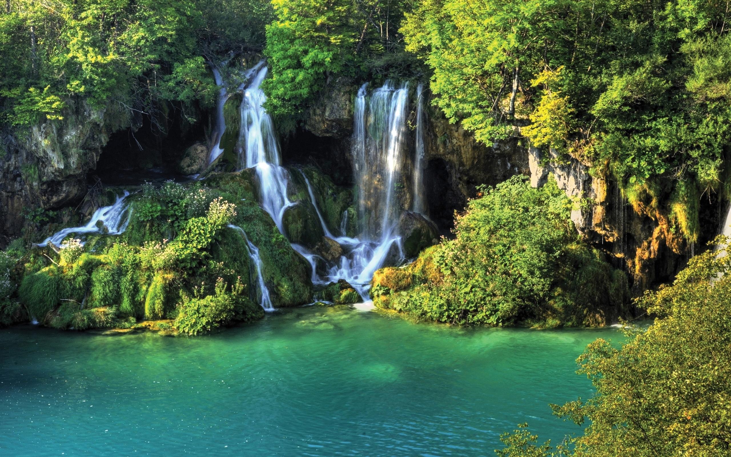 Thailand Wallpaper, Waterfall, River Jungle. Nature Desktop