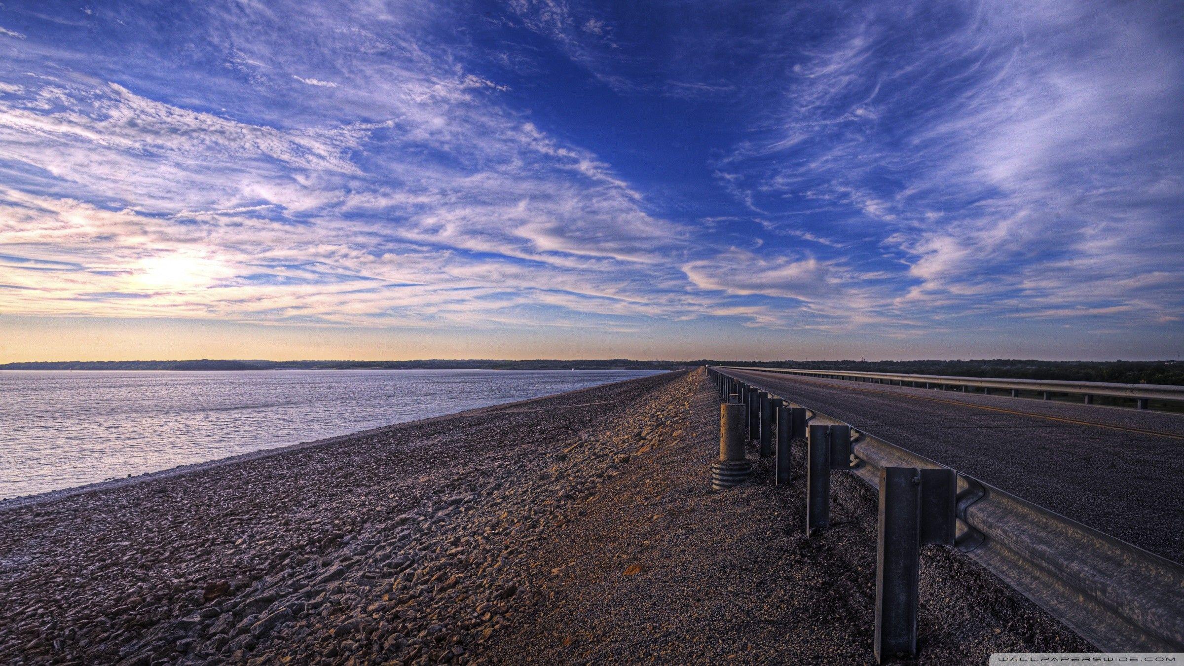 Beaches: South Dakota August Sky Beach Scenic Landscape Photo