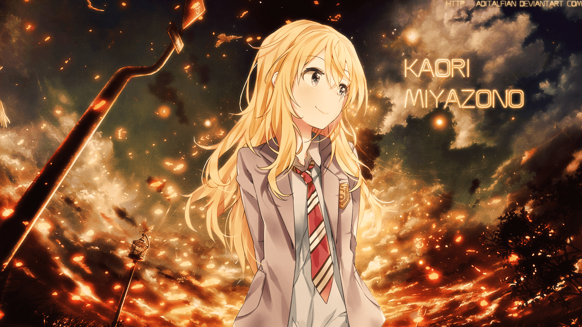 Anime Your Lie In April Kaori Miyazono Wallpapers