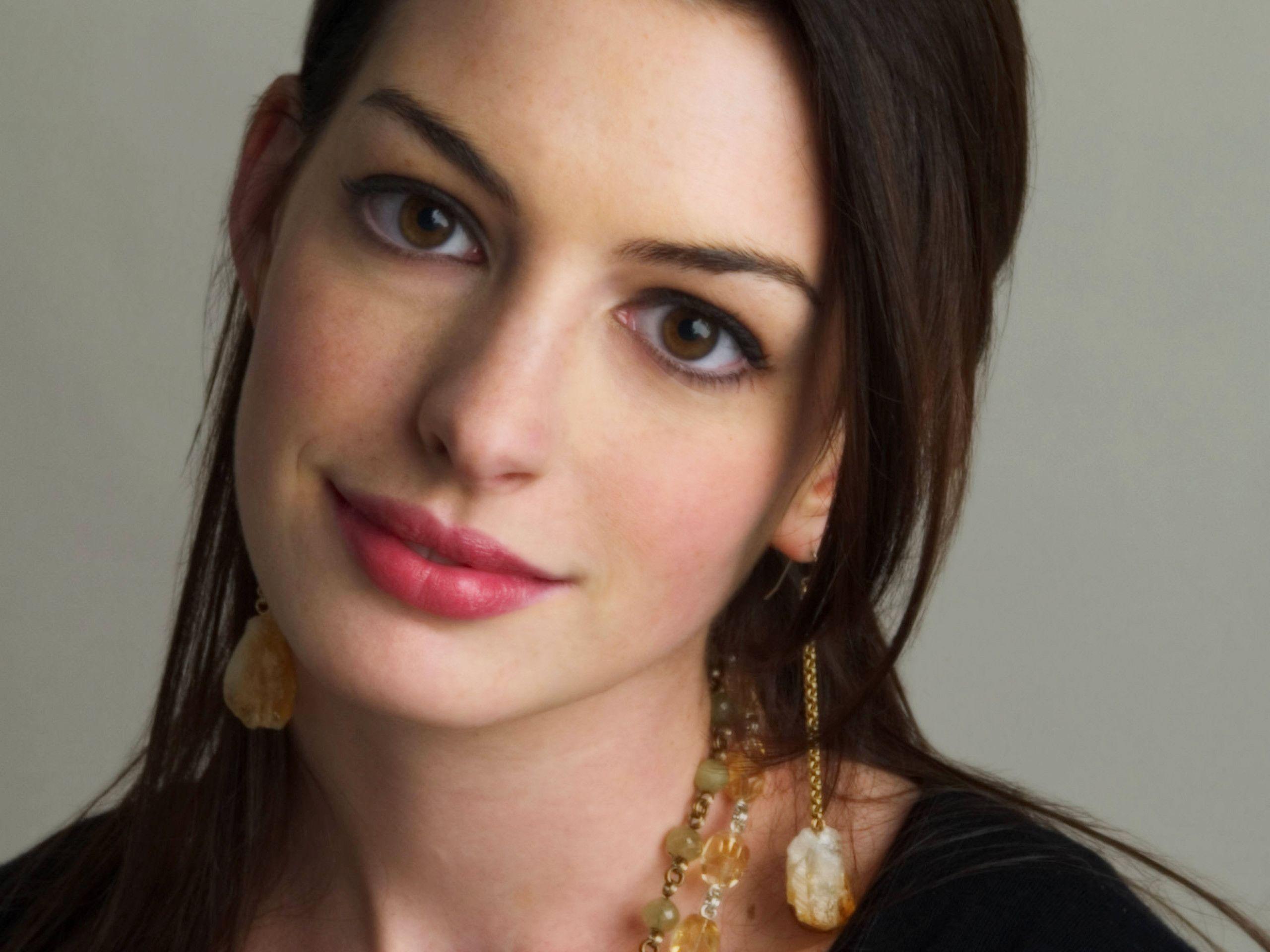 Face Anne Hathaway HD Wallpapers, Anne Hathaway