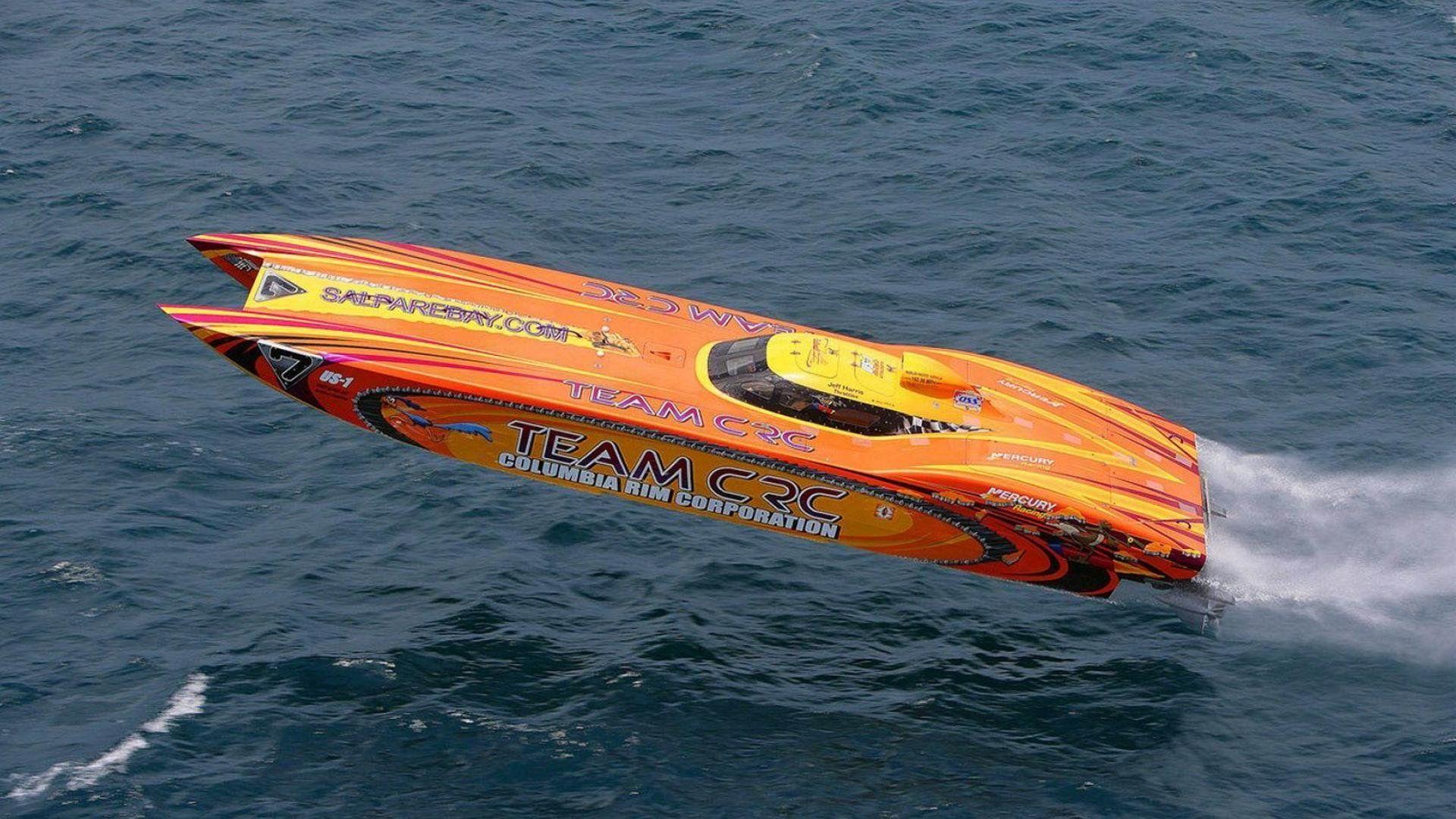 POWERBOAT boat ship race racing superboat custom cigarette