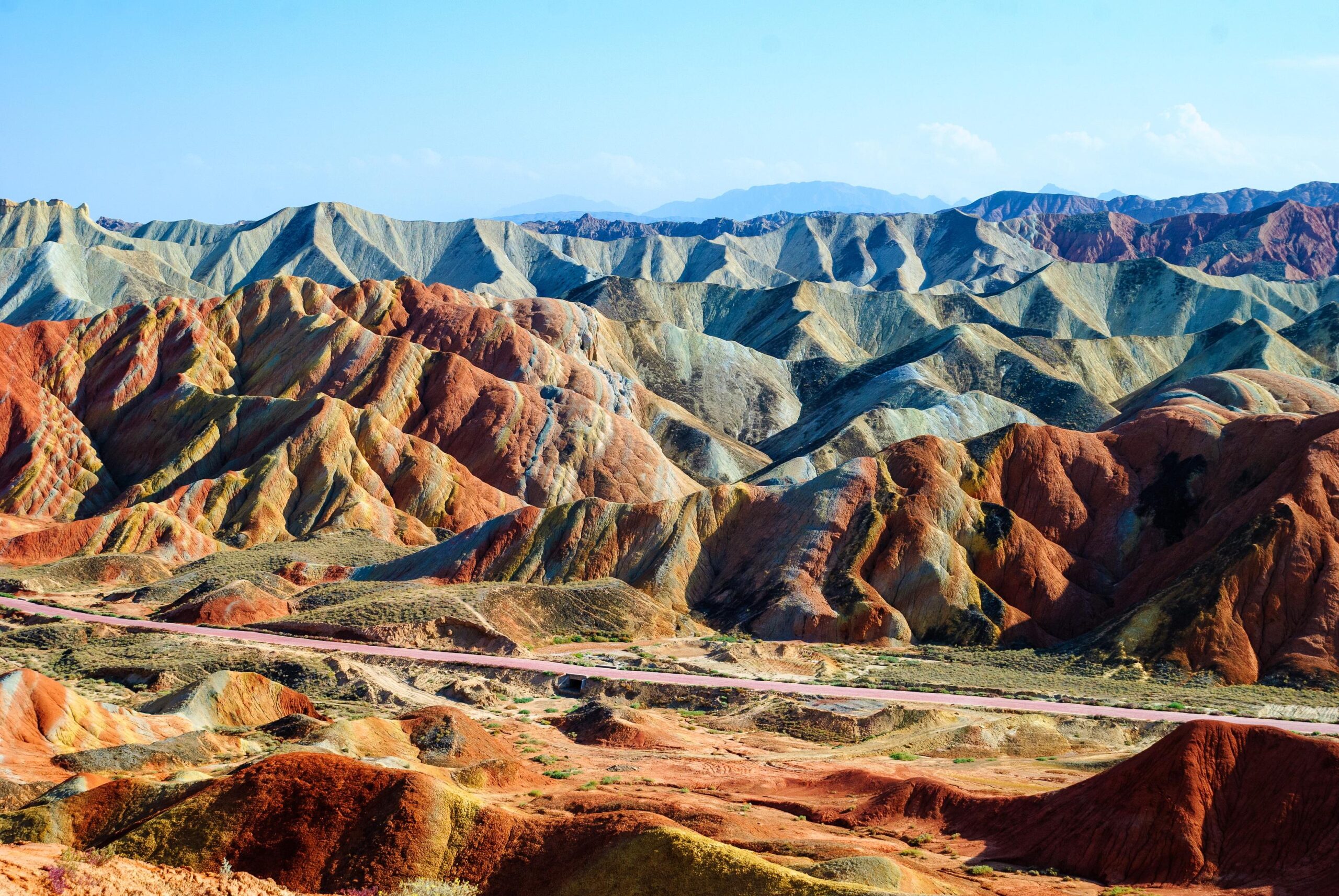 Image China Zhangye Danxia Nature Mountains