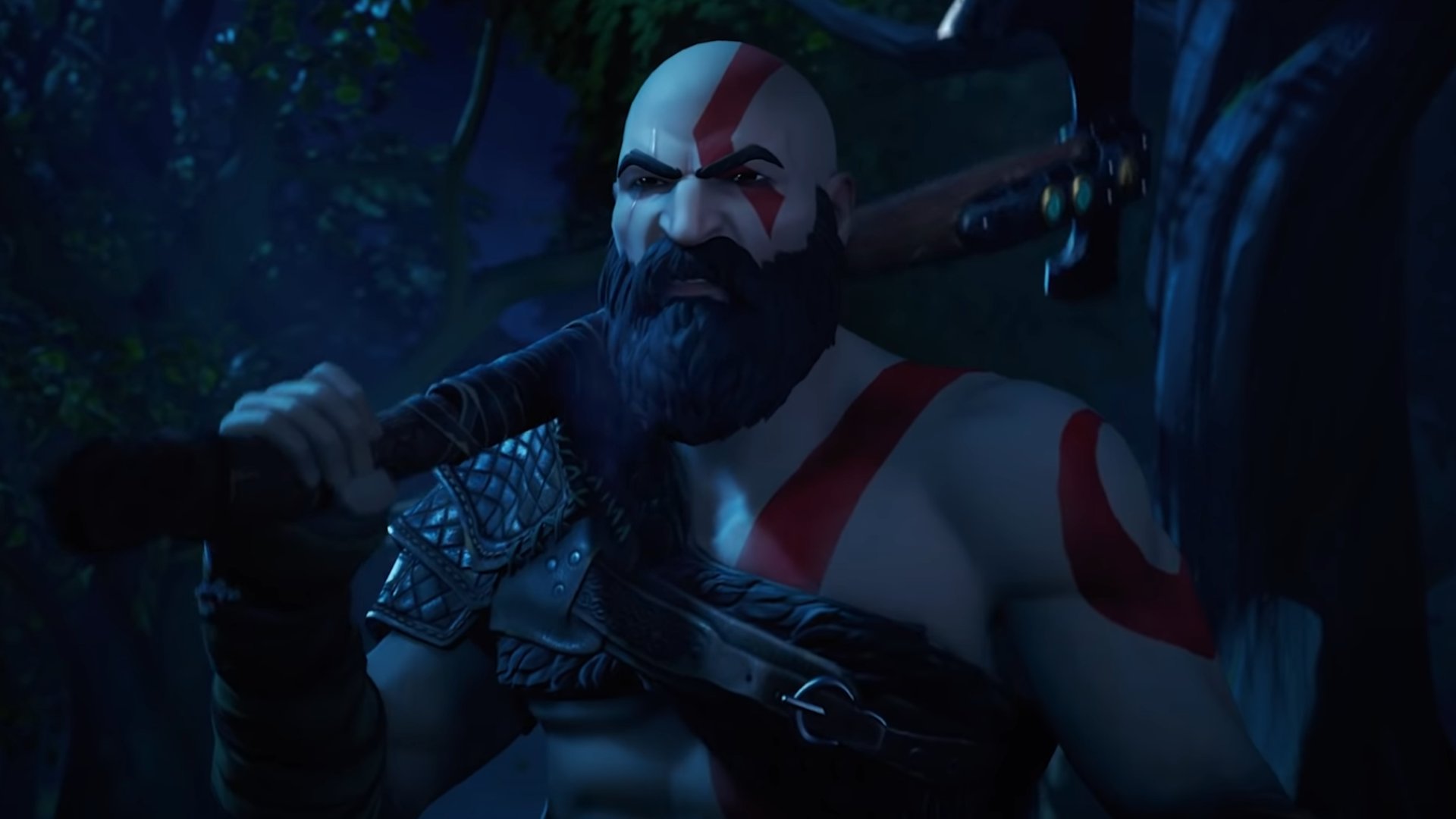 Kratos Fortnite wallpapers