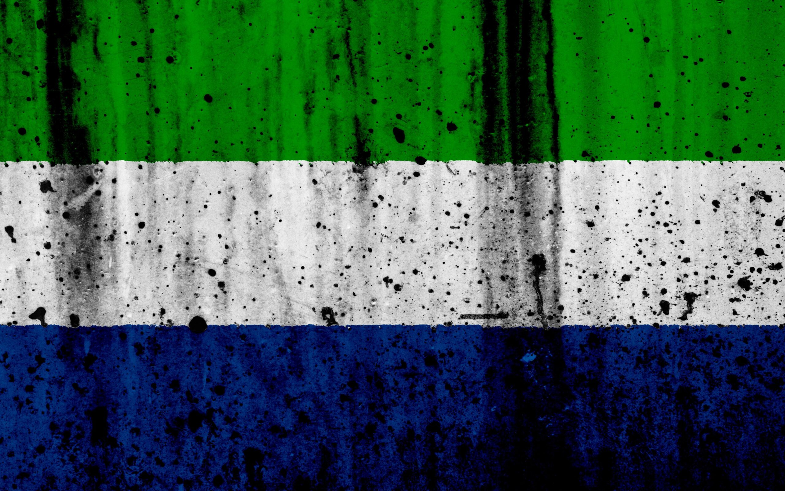 Download wallpapers Sierra Leone flag, 4k, grunge, flag of Sierra