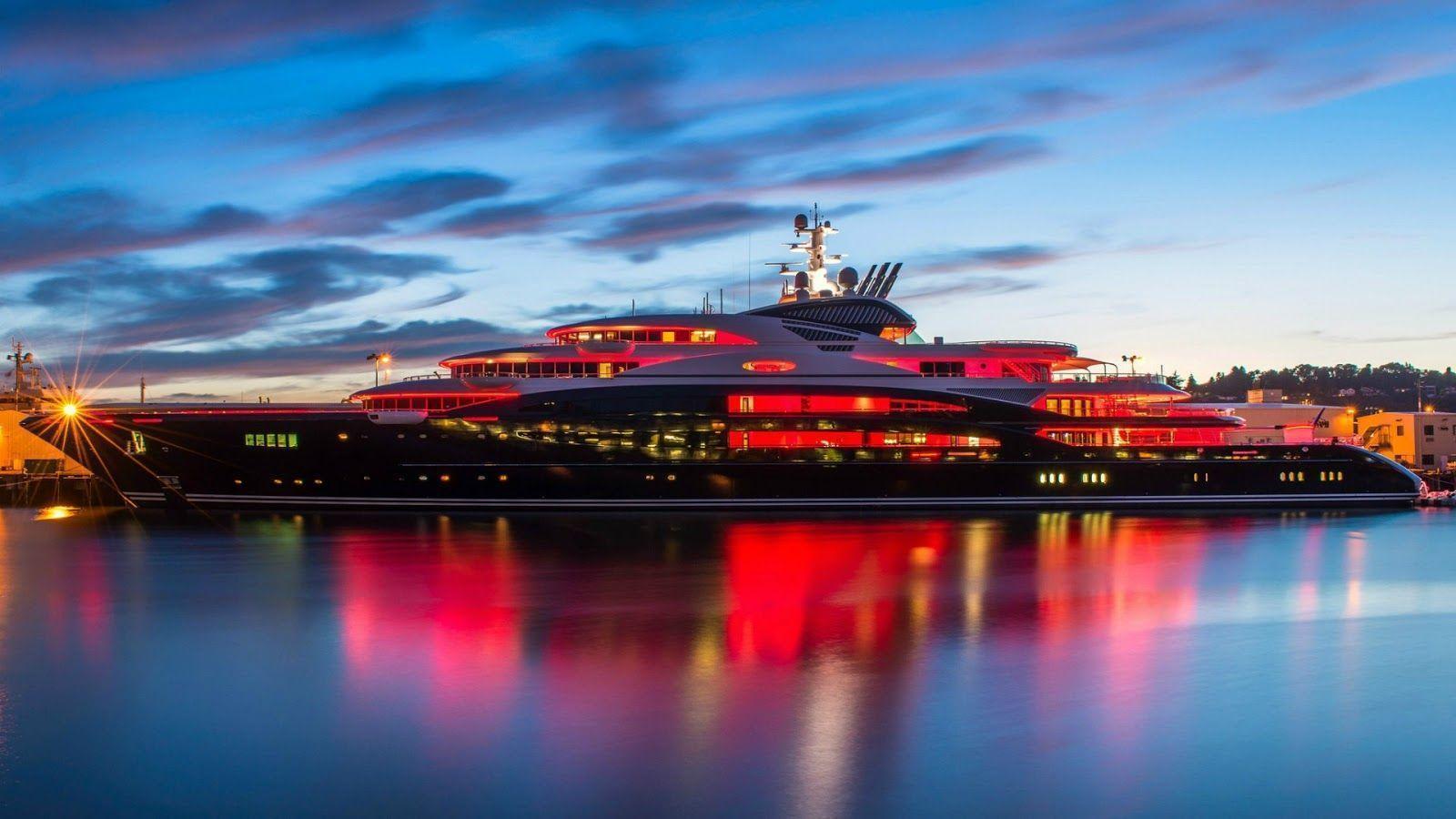 Yacht Pictures, Luxury Private Yachts: Mega Yacht Full HD Desktop