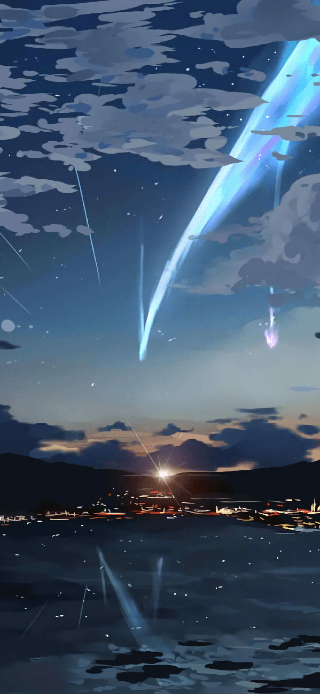 Download Your Name, Sky, Stars, Kimi No Na Wa, Lights