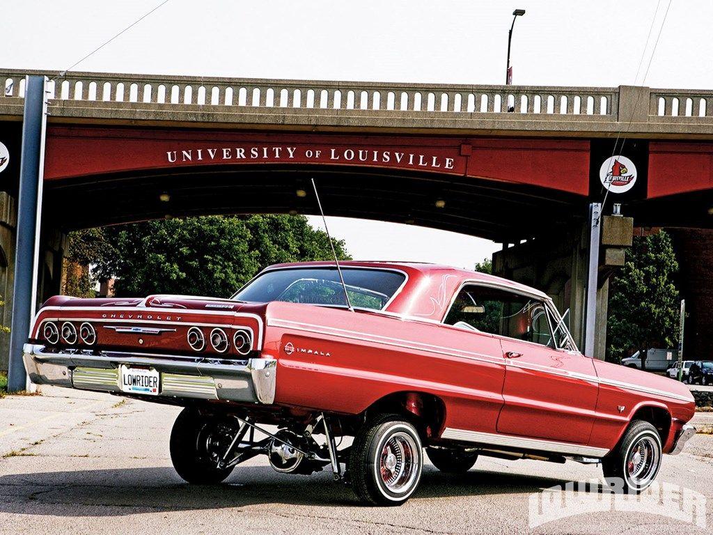 Red 1964 Impala Lowrider, Chevrolet Impala 64 Wallpapers JohnyWheels