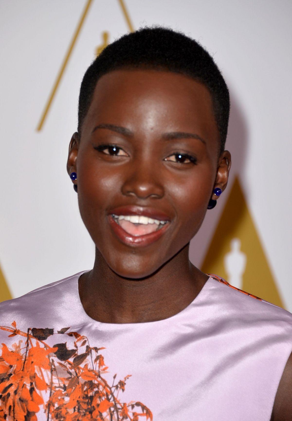 LUPITA NYONG’O at 2014 Academy Awards Nominees Luncheon in Beverly