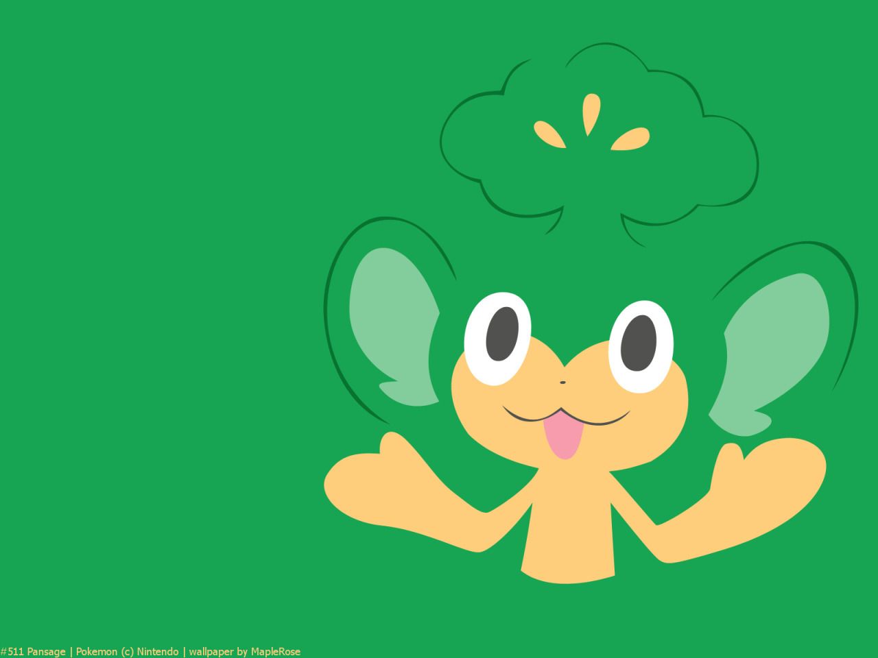 Net Pokédex • Pansage Regional Pokedex number: Height: