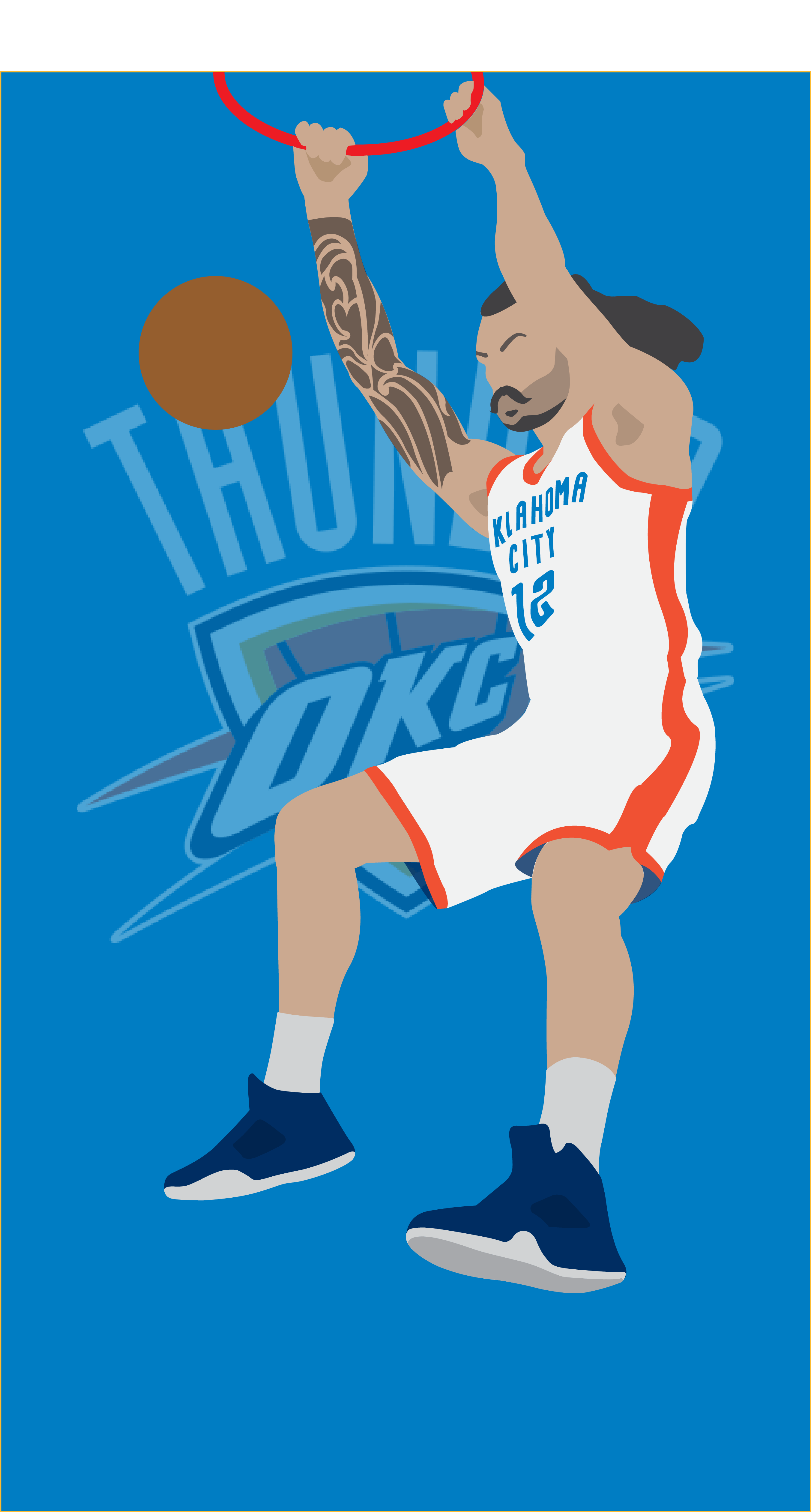 Steven Adams wallpapers I made. : Thunder