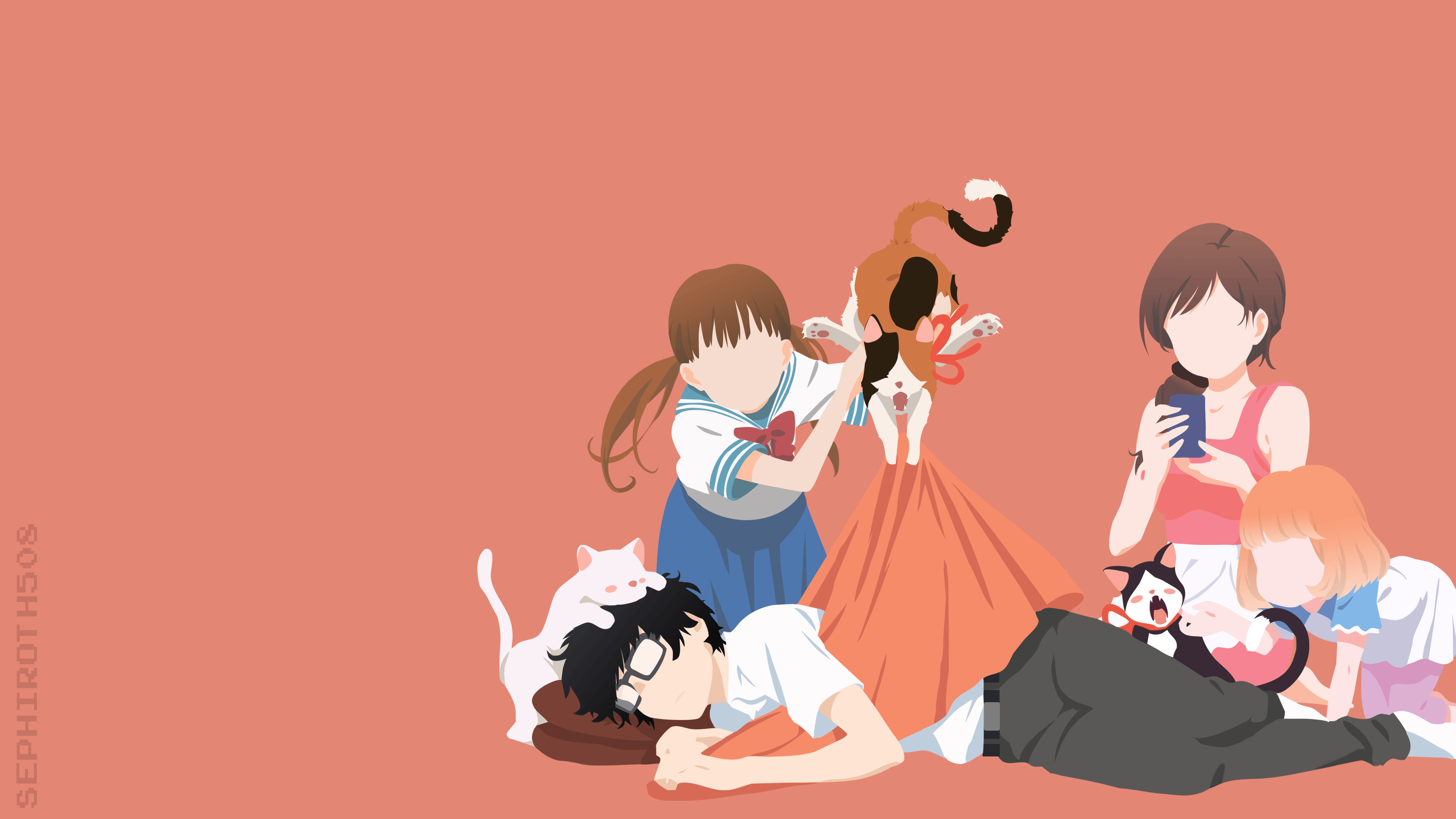 Wallpapers : 3 gatsu no Lion, Kiriyama Rei, Kawamoto Hinata, Kawamoto