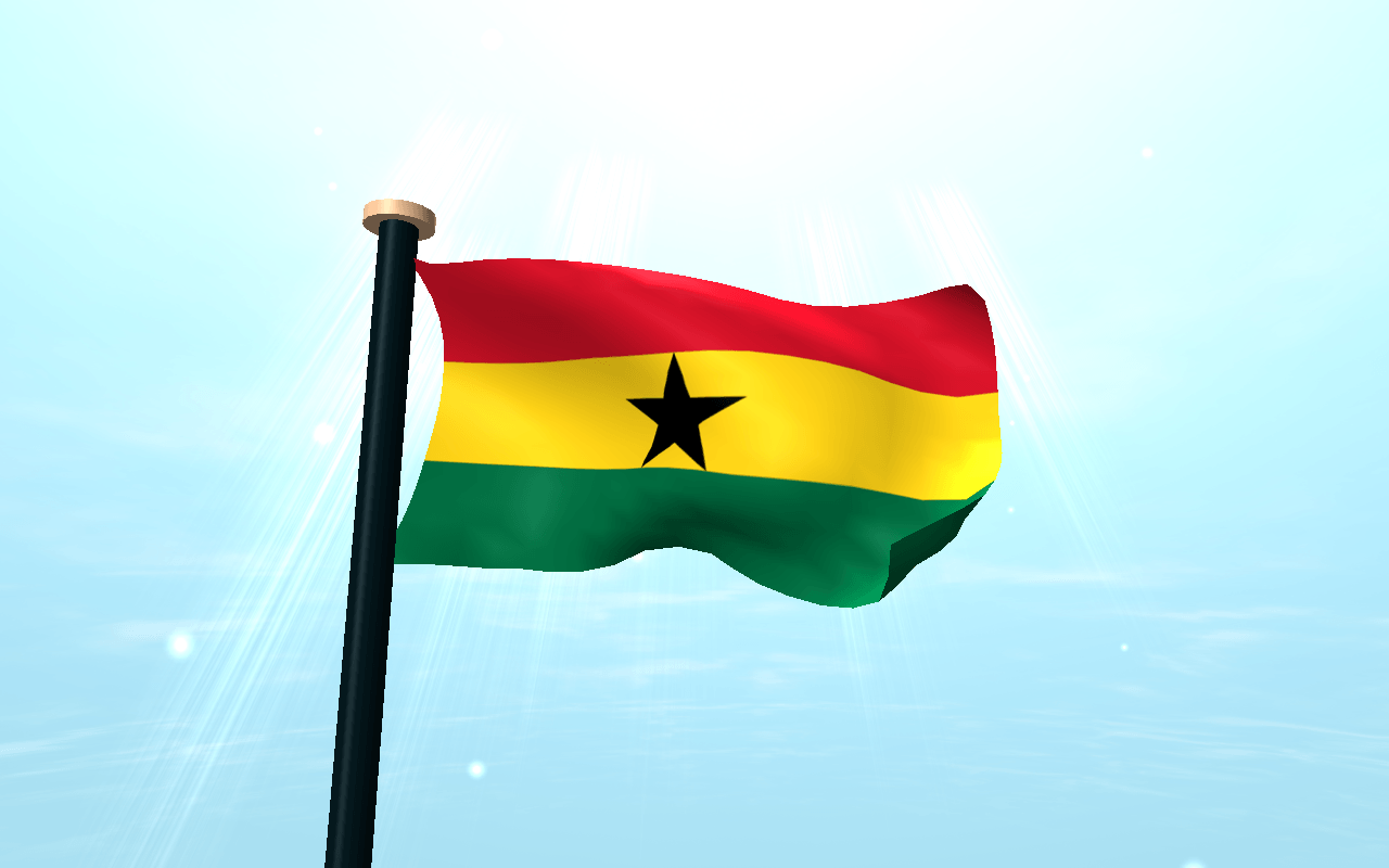 Ghana Flag 3D Free Wallpapers