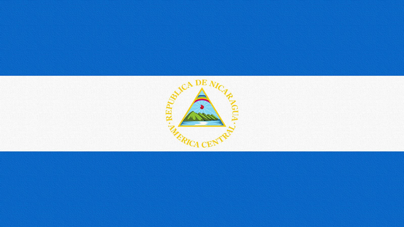 Photos Logo Emblem Nicaragua Flag Stripes