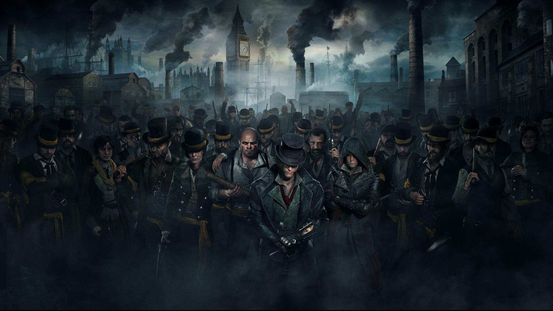 Full HD Wallpapers assassins creed syndicate crowd london industrial