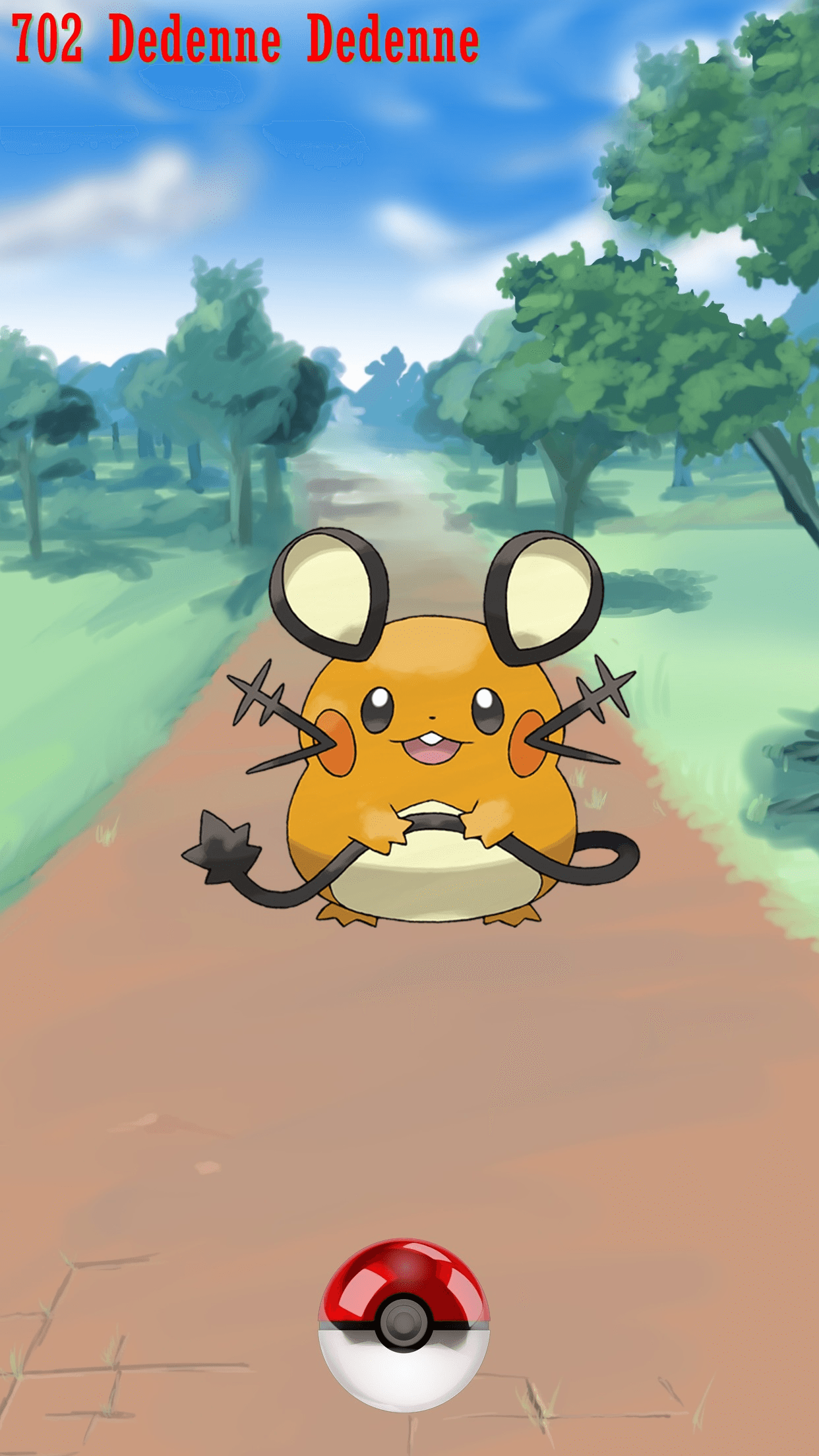 702 Street Pokeball Dedenne Dedenne