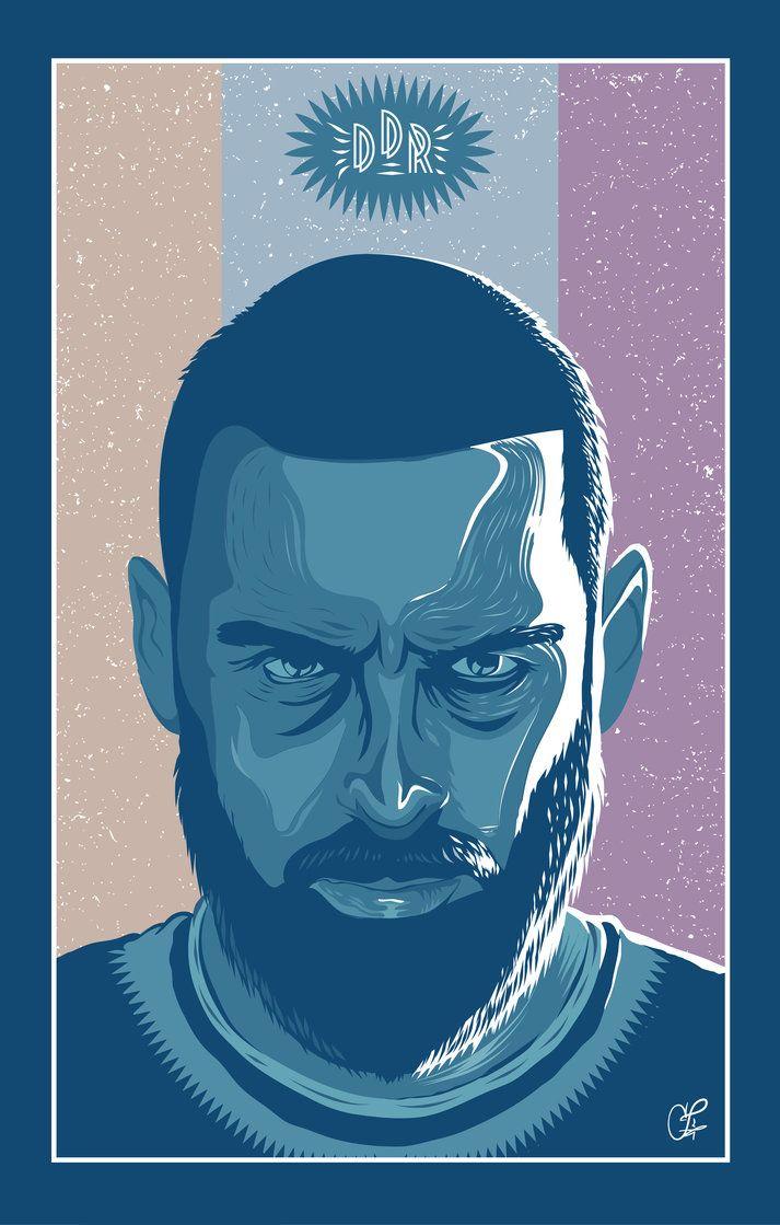 Daniele De Rossi Vector Poster by Zimone88