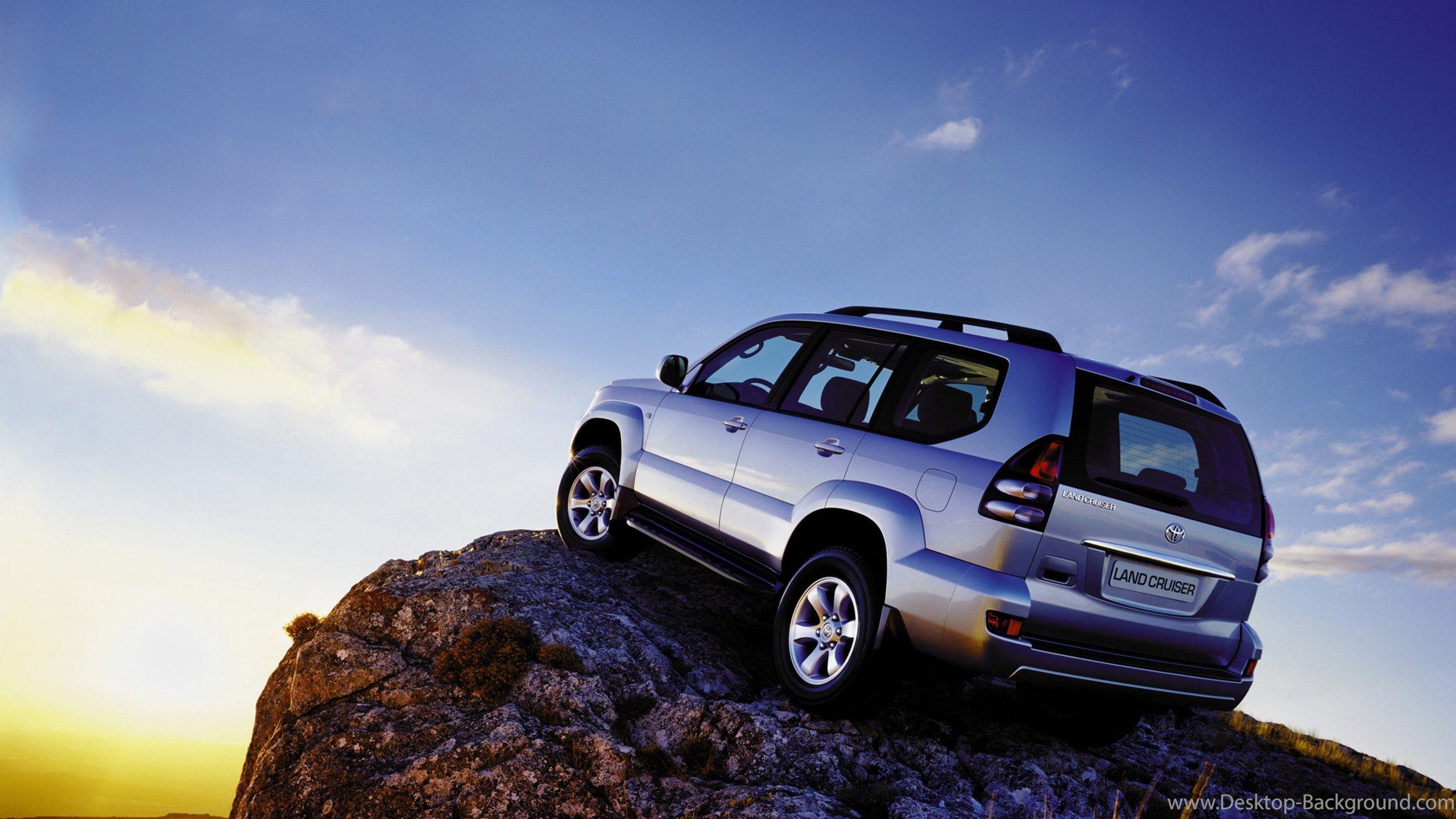 Download Wallpapers Toyota, Land Cruiser, Prado, Gray