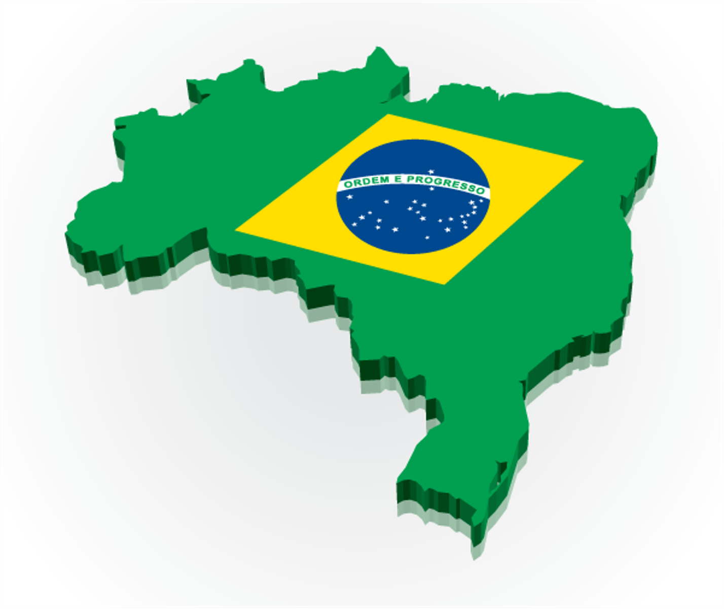 Brazil Flag Map Wallpapers