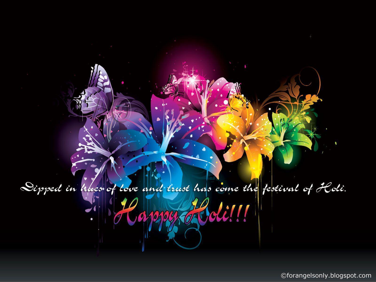 Latest Holi Wallpapers, Greetings and SMS