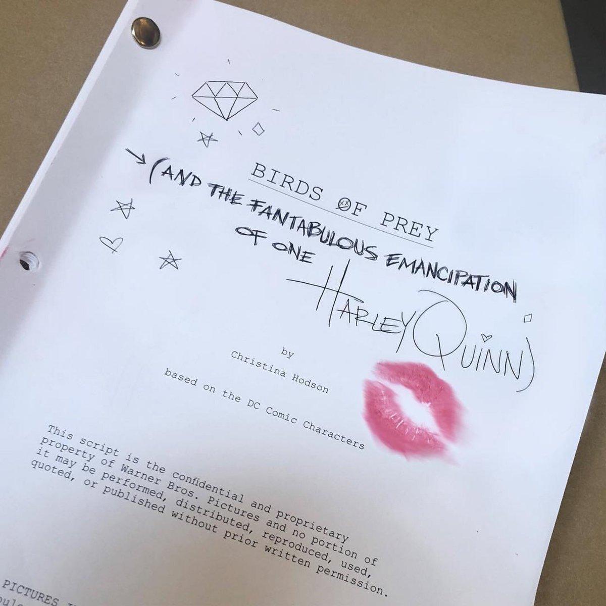 Margot Robbie Teases [Quinzel] Doctored ‘Birds of Prey’ Script