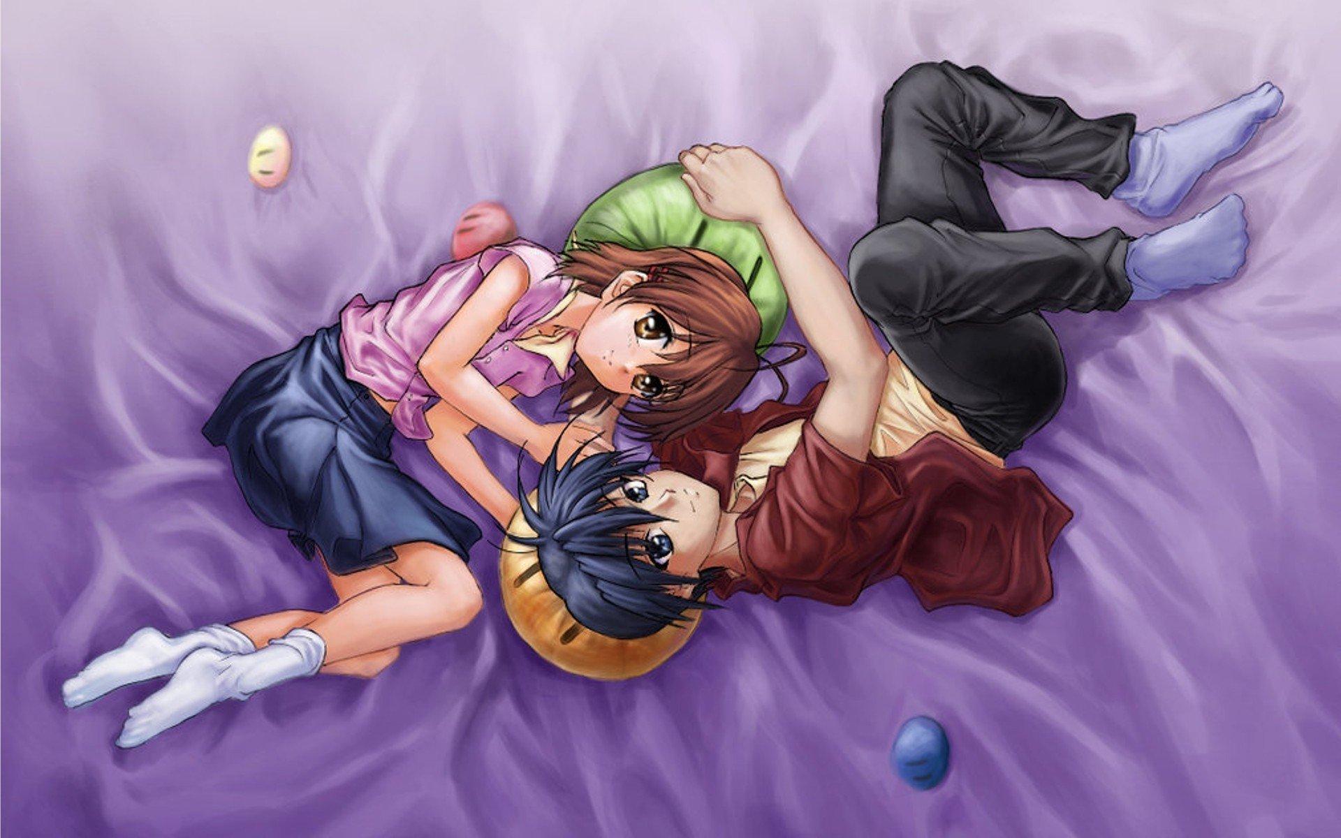 Clannad Furukawa Nagisa Dango Daikazoku Okazaki Tomoya dango