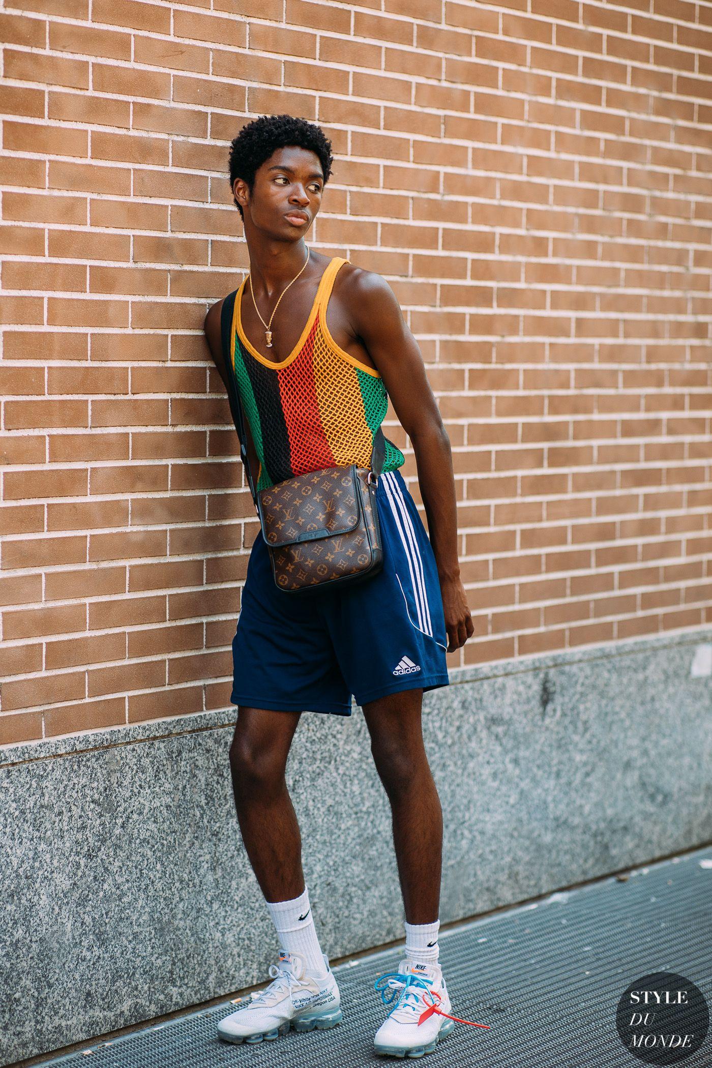 Milan Men’s SS 2019 Street Style: Alton Mason