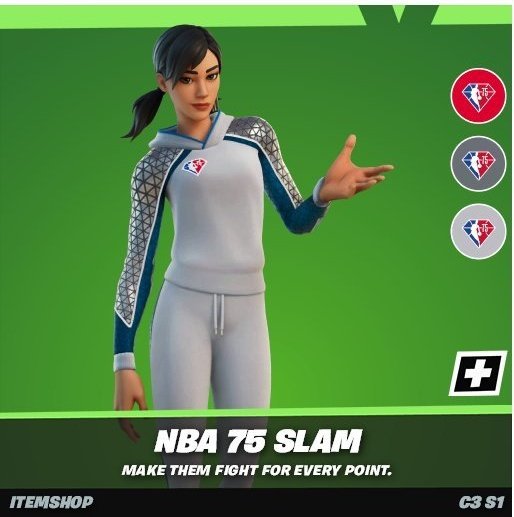 NBA 75 Slam Fortnite wallpapers