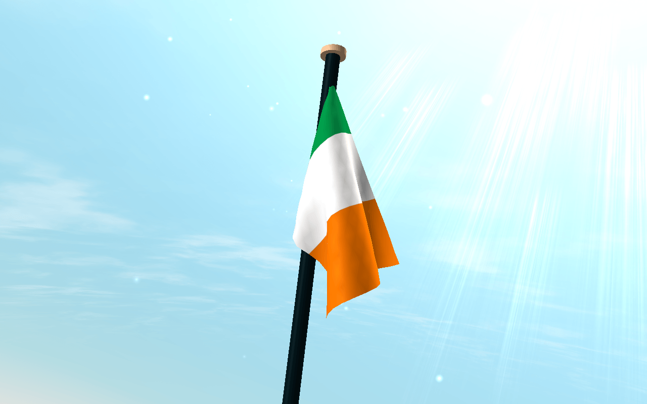 Ireland Flag 3D Free Wallpapers