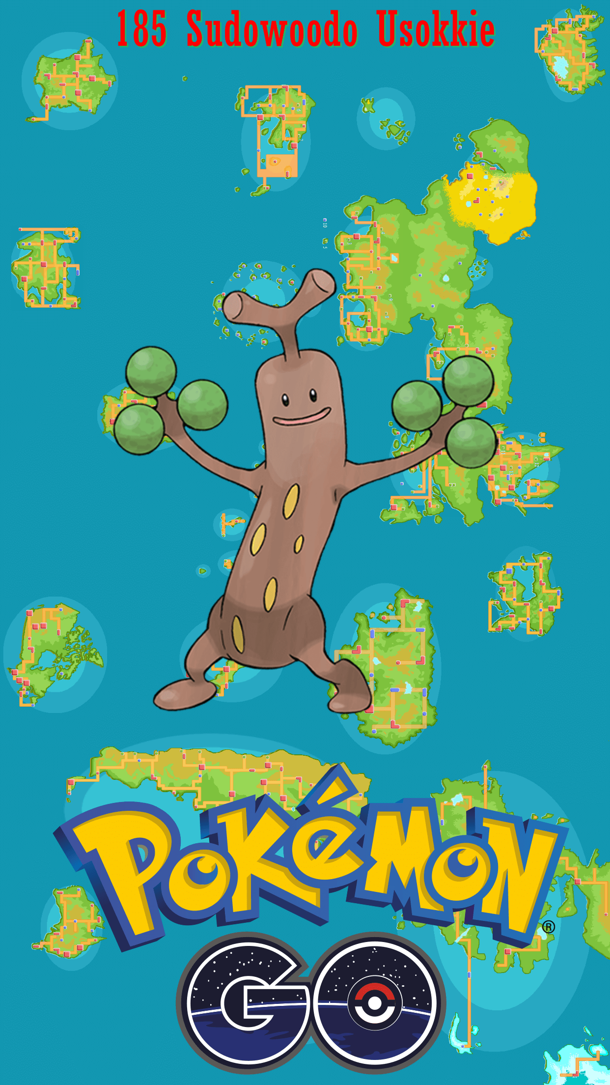 185 Street Map Sudowoodo Usokkie