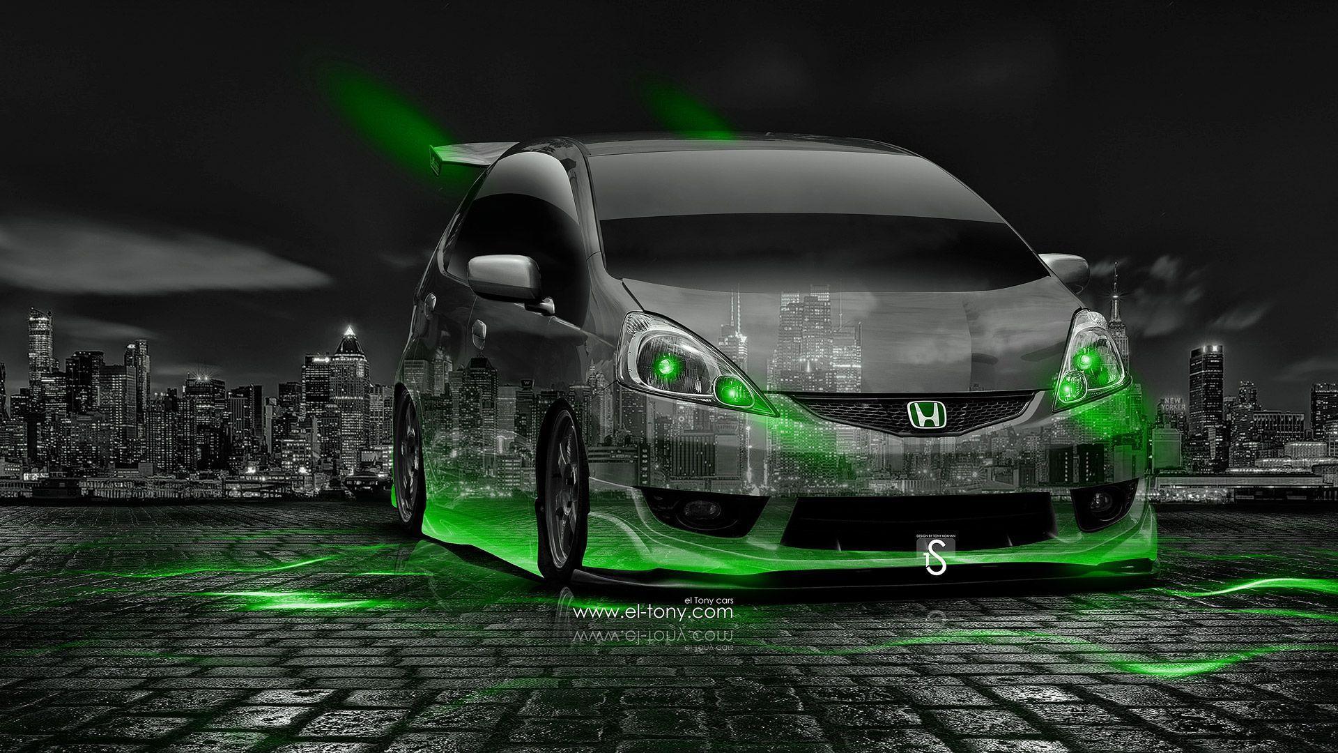 Honda Fit RS JDM Tuning Crystal City Car 2014