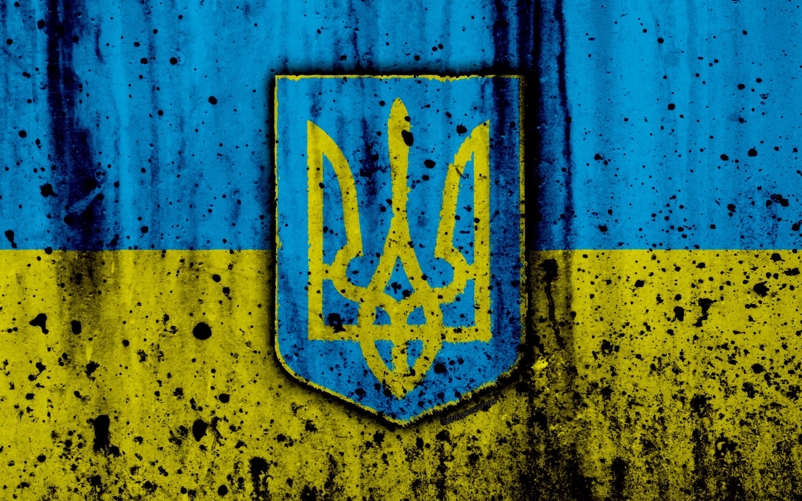 Download wallpapers Ukrainian flag, 4к, grunge, flag of Ukraine