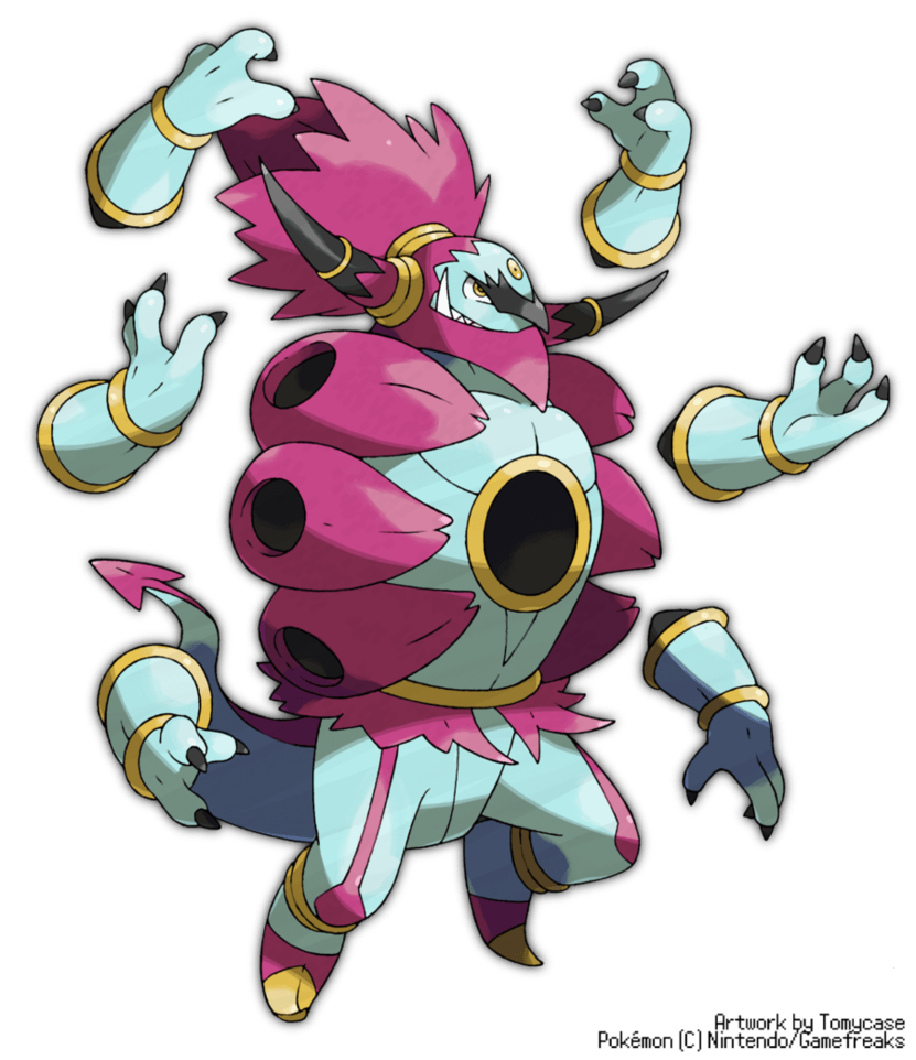 28+ Collection of Hoopa Unbound Pokemon Drawing