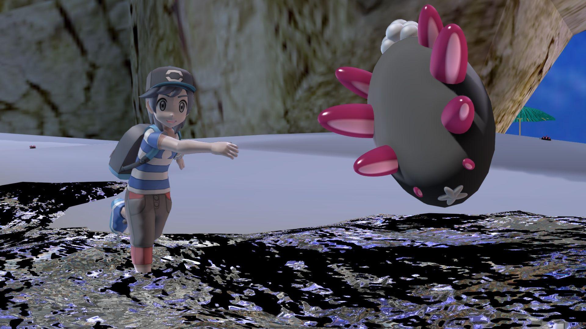 MMD Pokemon] Pyukumuku Chucking. by royalknightcloud